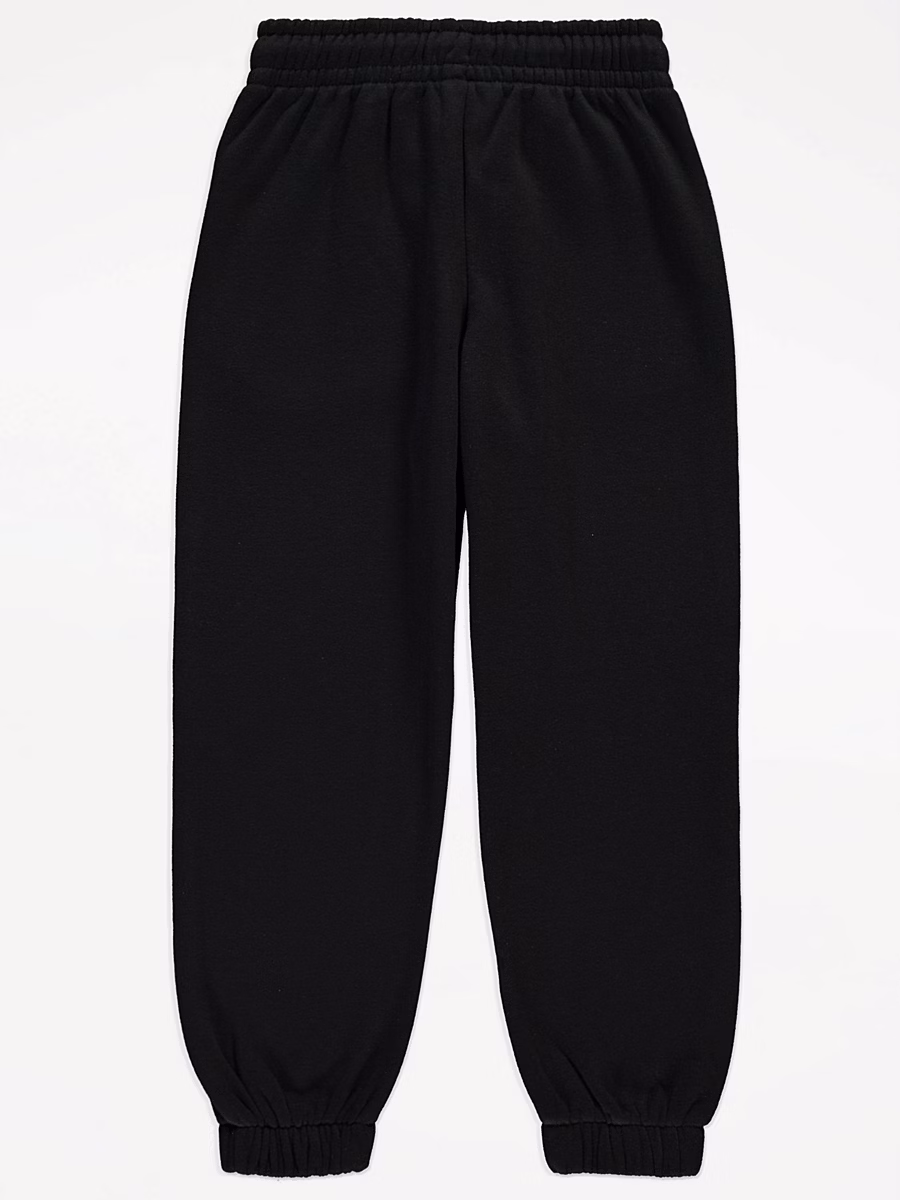 Black Cuffed Joggers 2 Pack detail 1