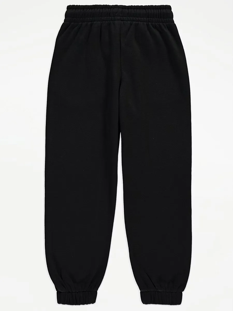 Black Cuffed Joggers 2 Pack