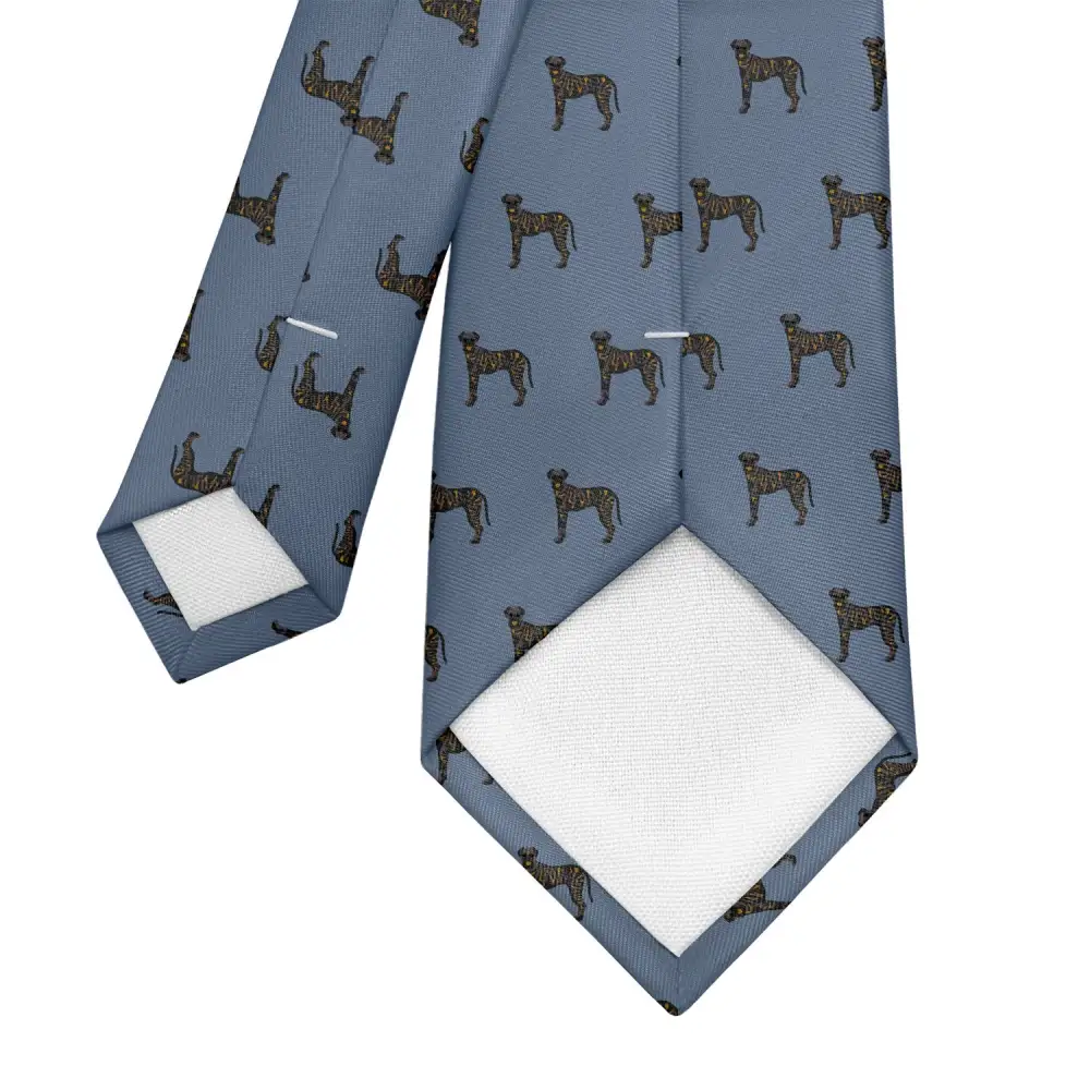 Brindle Hound Pattern Necktie