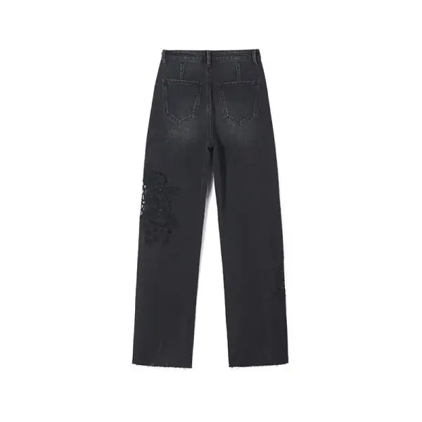 Modern Whiskered Denim Jeans