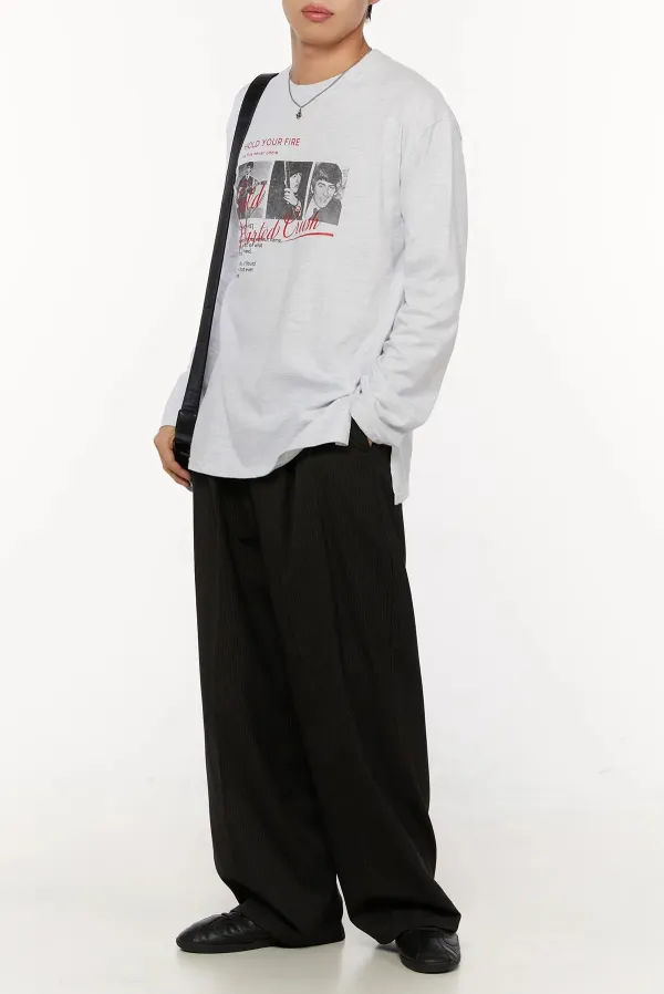 Men's Graphic Long Sleeve Tee