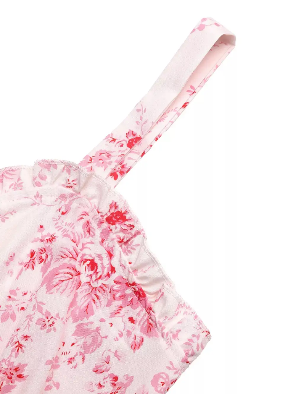 Polished Detail Floral Printed Ruffle Dress