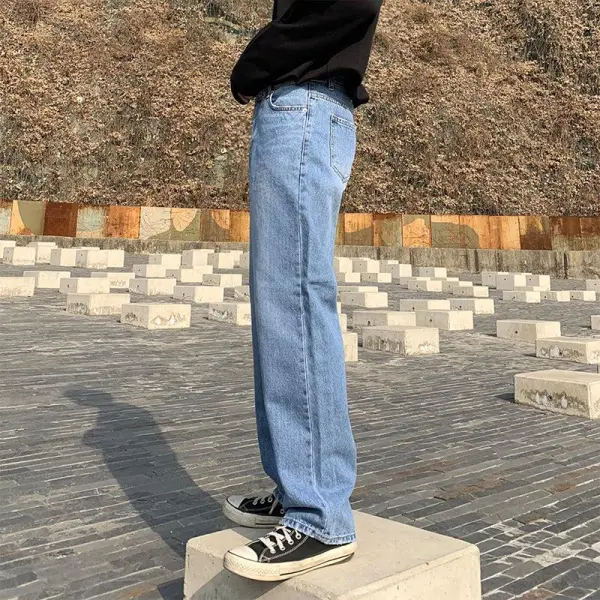 Retro Subtle Whiskers Regular Fit Jeans
