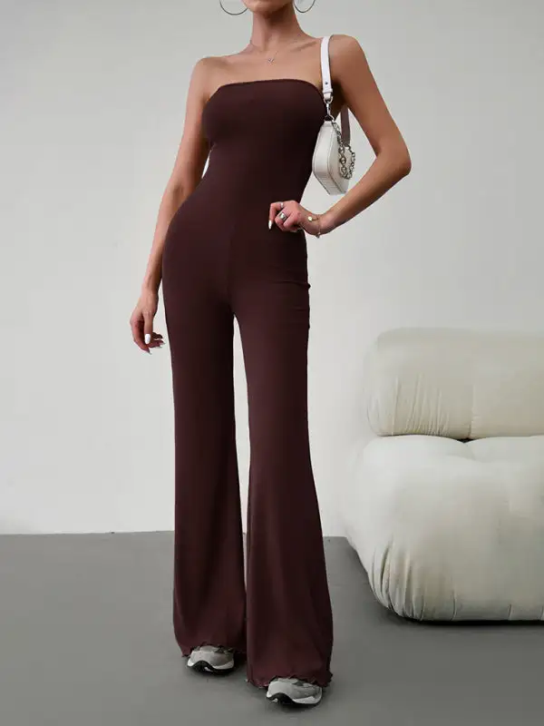 Elegant Slim Tube Top Jumpsuit