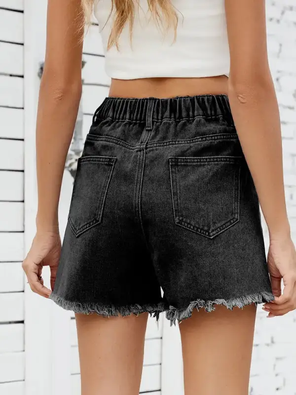 Slimming Denim Shorts