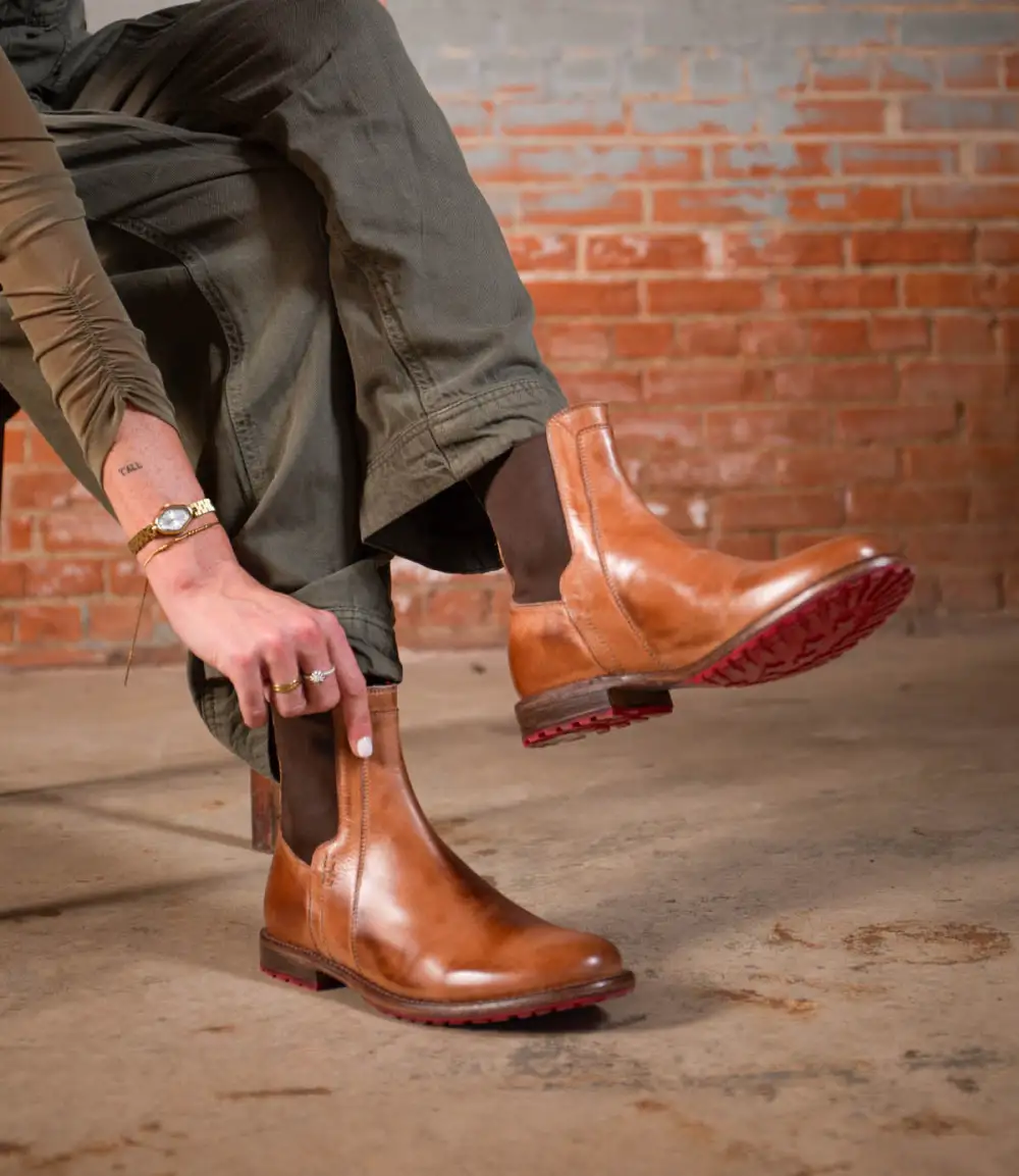 Slip-On Rubber-Sole Chelsea Boots
