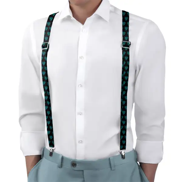 Mod Triangles Theme Suspenders