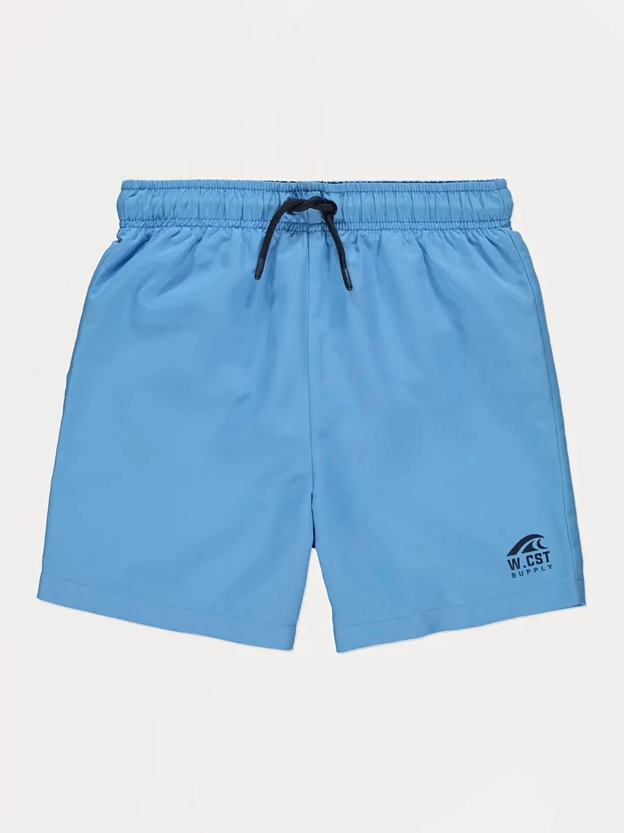 Turquoise W.Cst Supply Swim Shorts