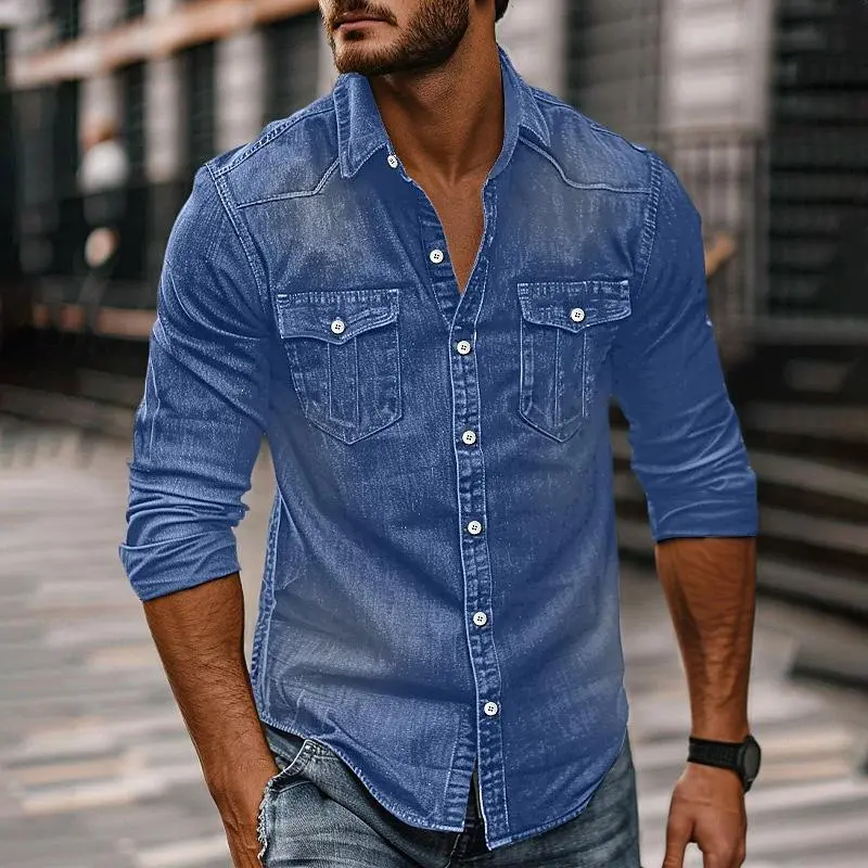 Washed Utility Pocket Shirt