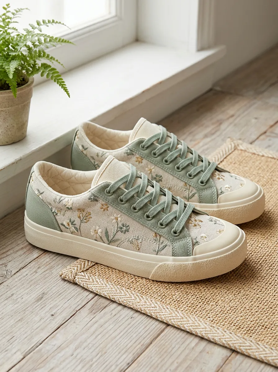 Women's Floral Botanical Garden Original Skate Shoes