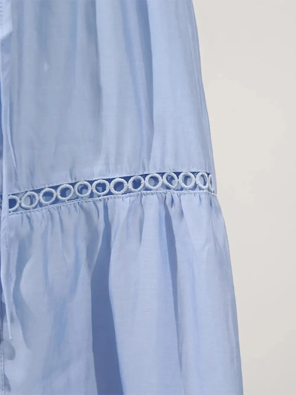 Layered Detail Sleeveless Midi Dress