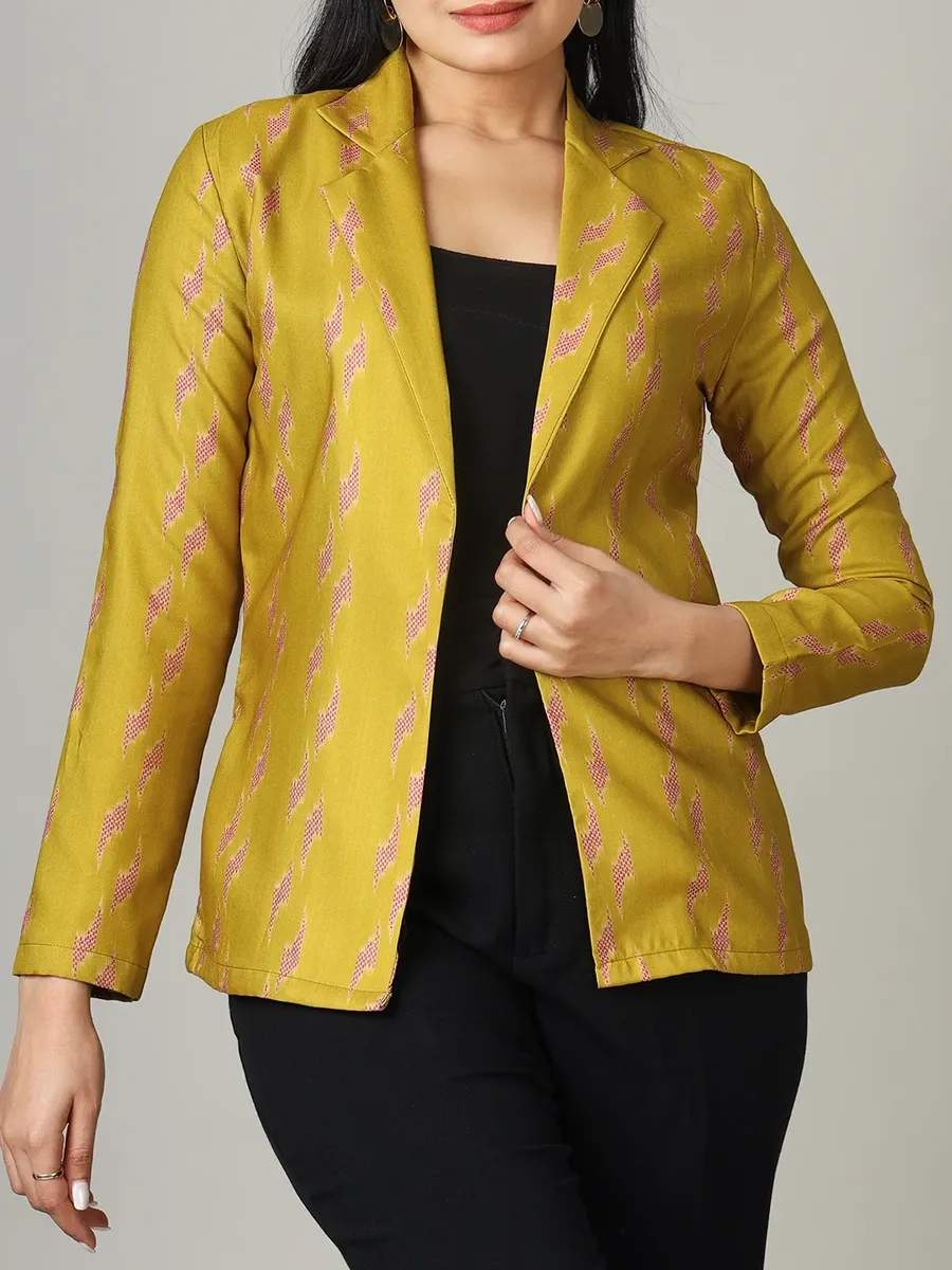 Unique And Fashionable Patterned Women's Fitted Jacket