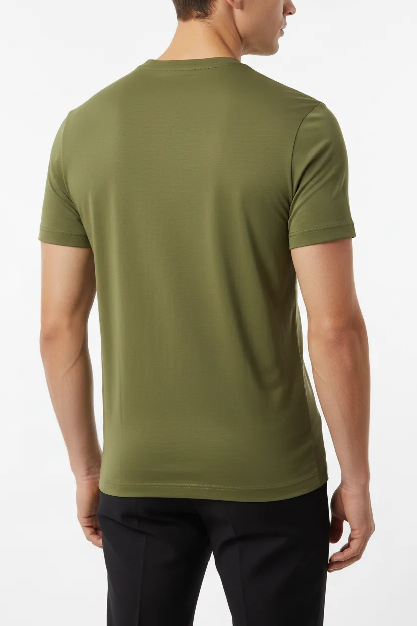 Classic Round Neck Crew Neck Cotton T-Shirt