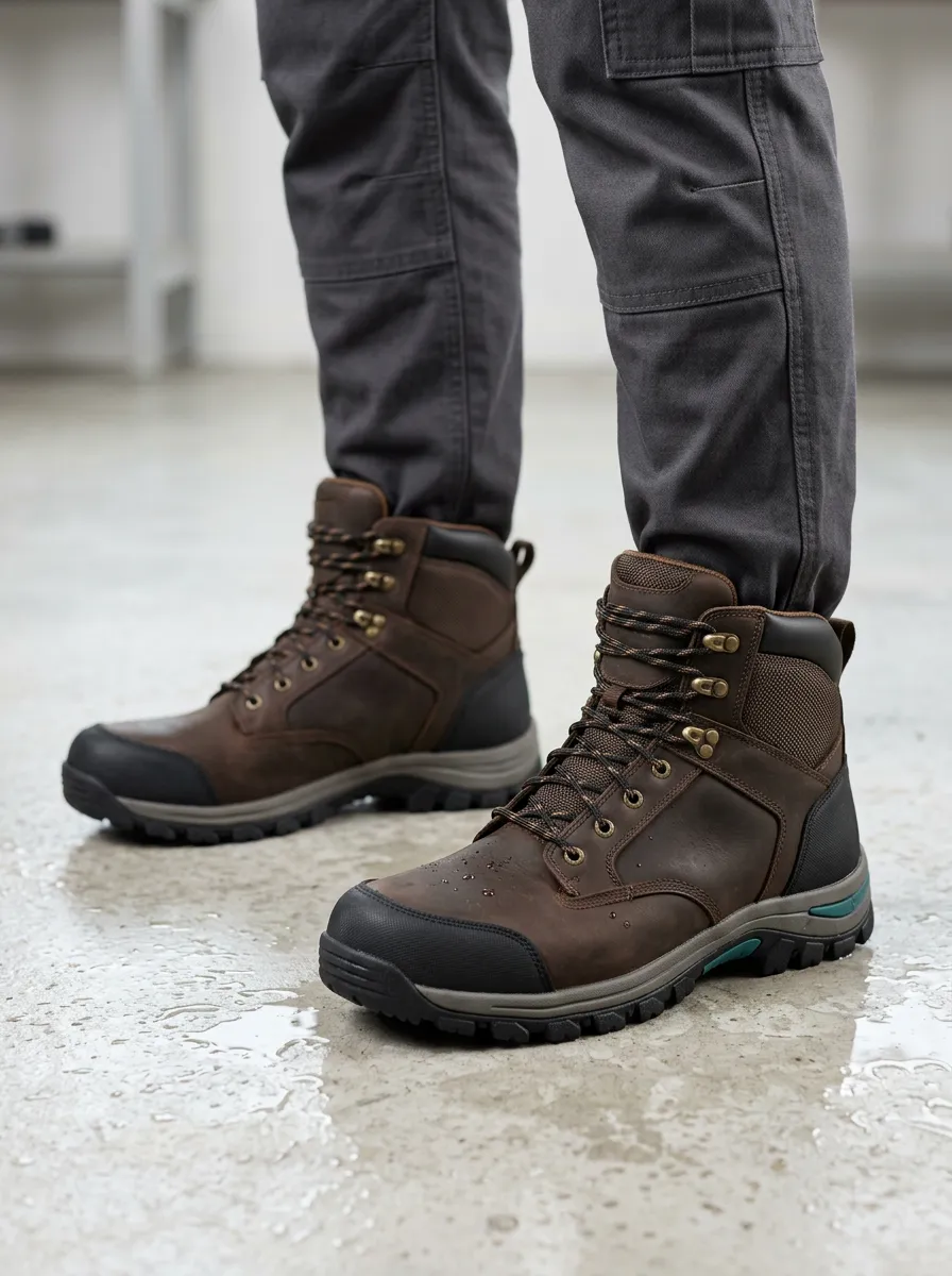 All-Terrain-Look Outdoor Men's Waterproof Work Boots