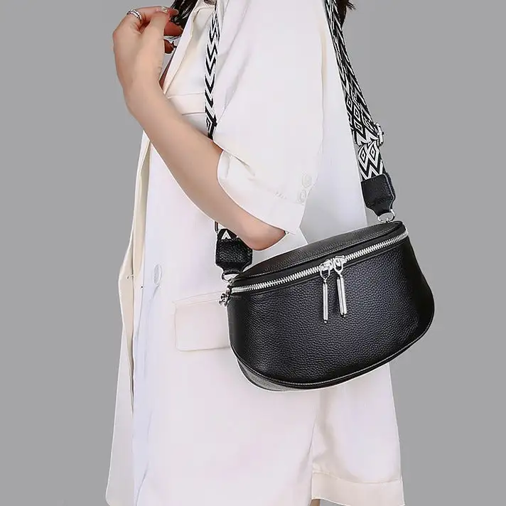 Leather Crossbody Chest Bag