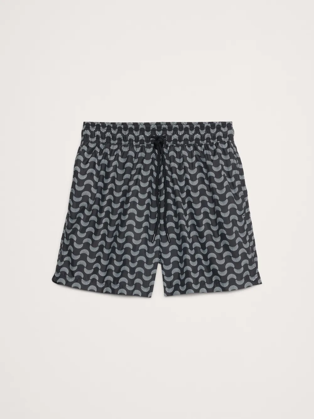 Men's Black Print Waterproof 5.5