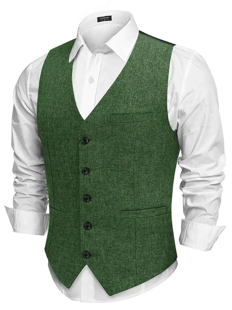 Formal Slim Fit Suit Vest Jacket