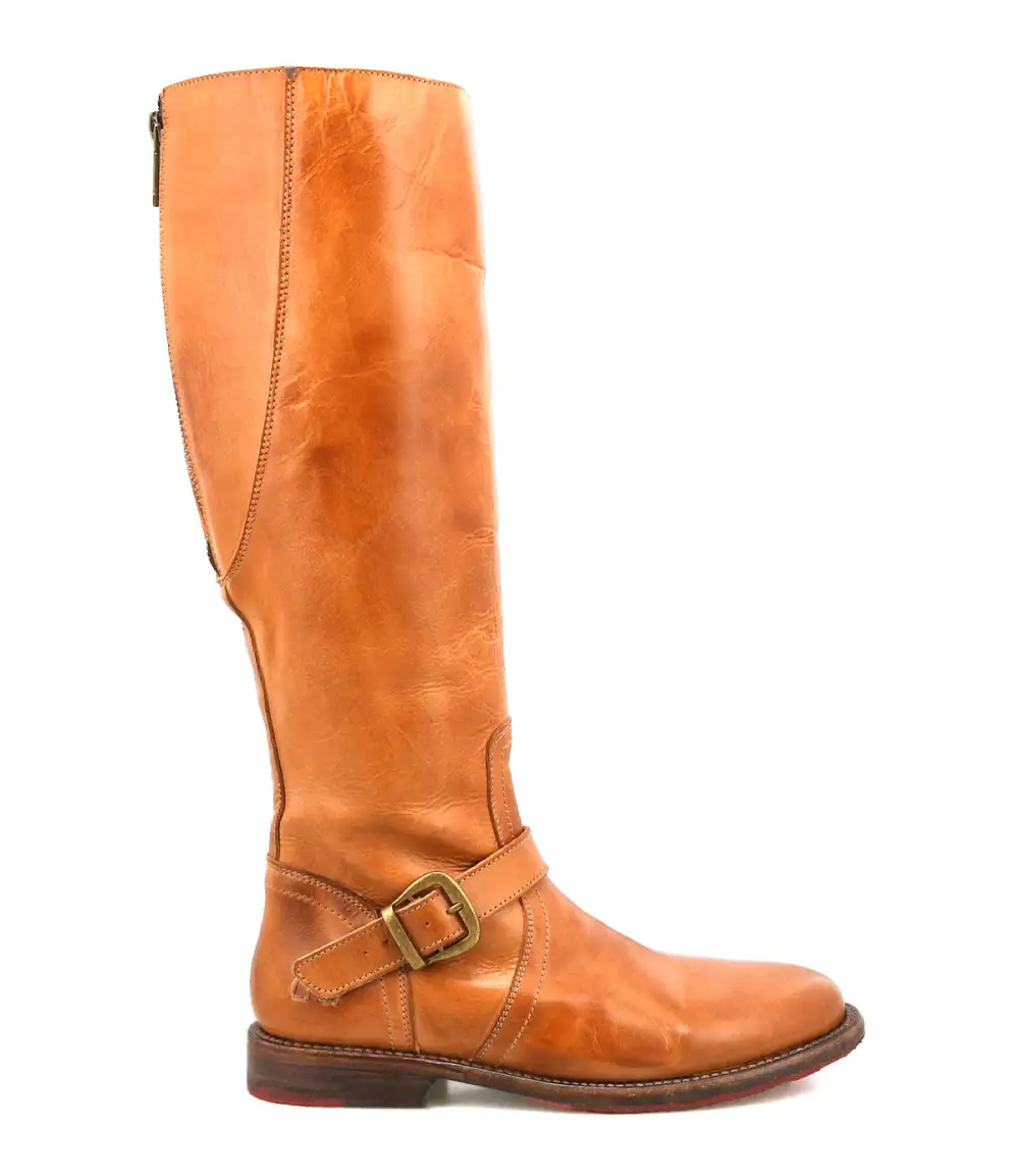 Buckled Layered Riding Boots