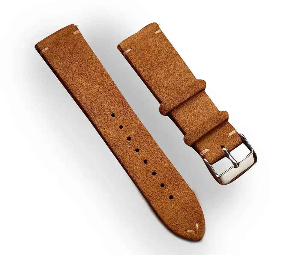 Suede Leather Vintage Watch Strap