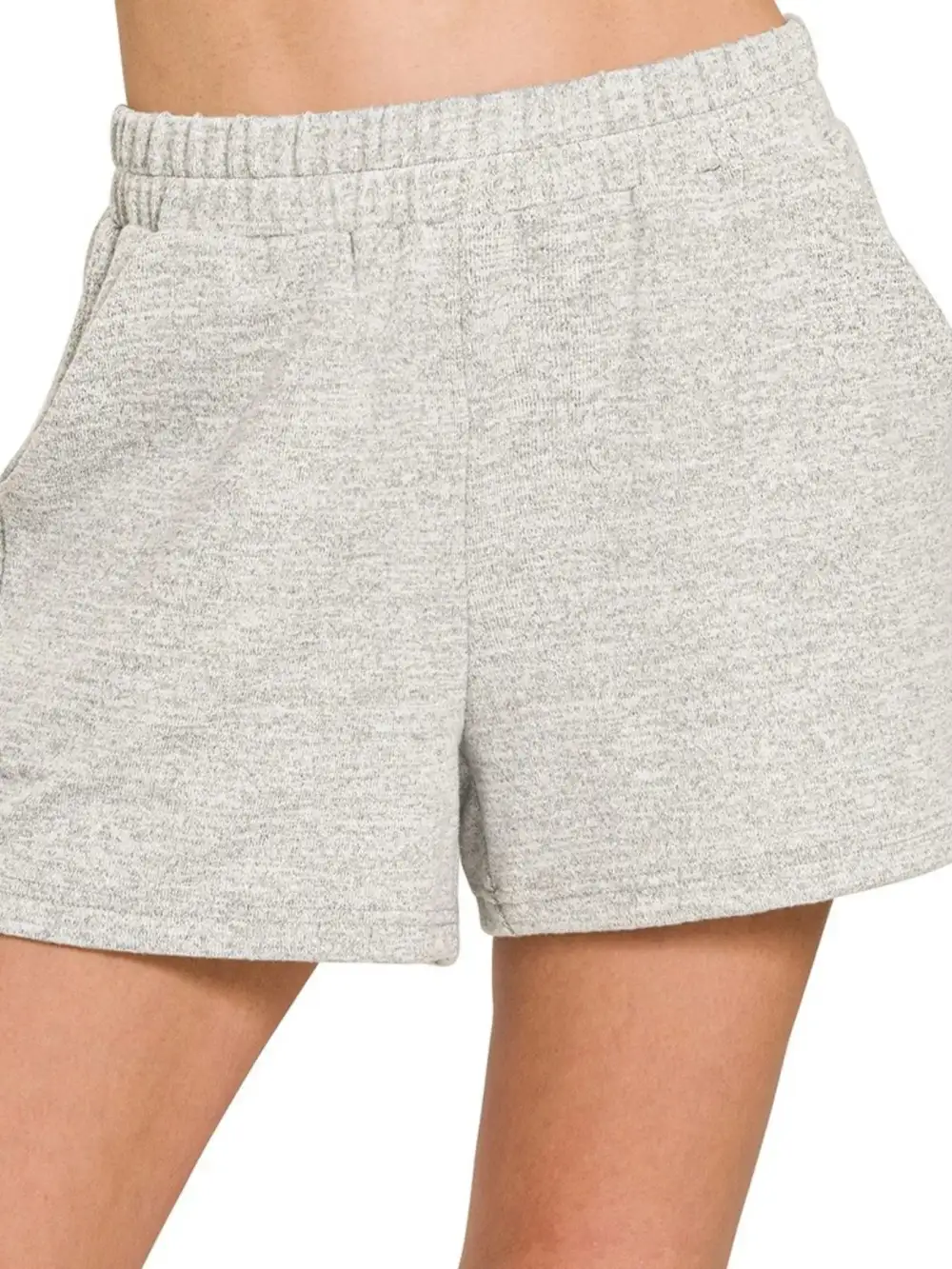 Daily Elastic Waist Shorts