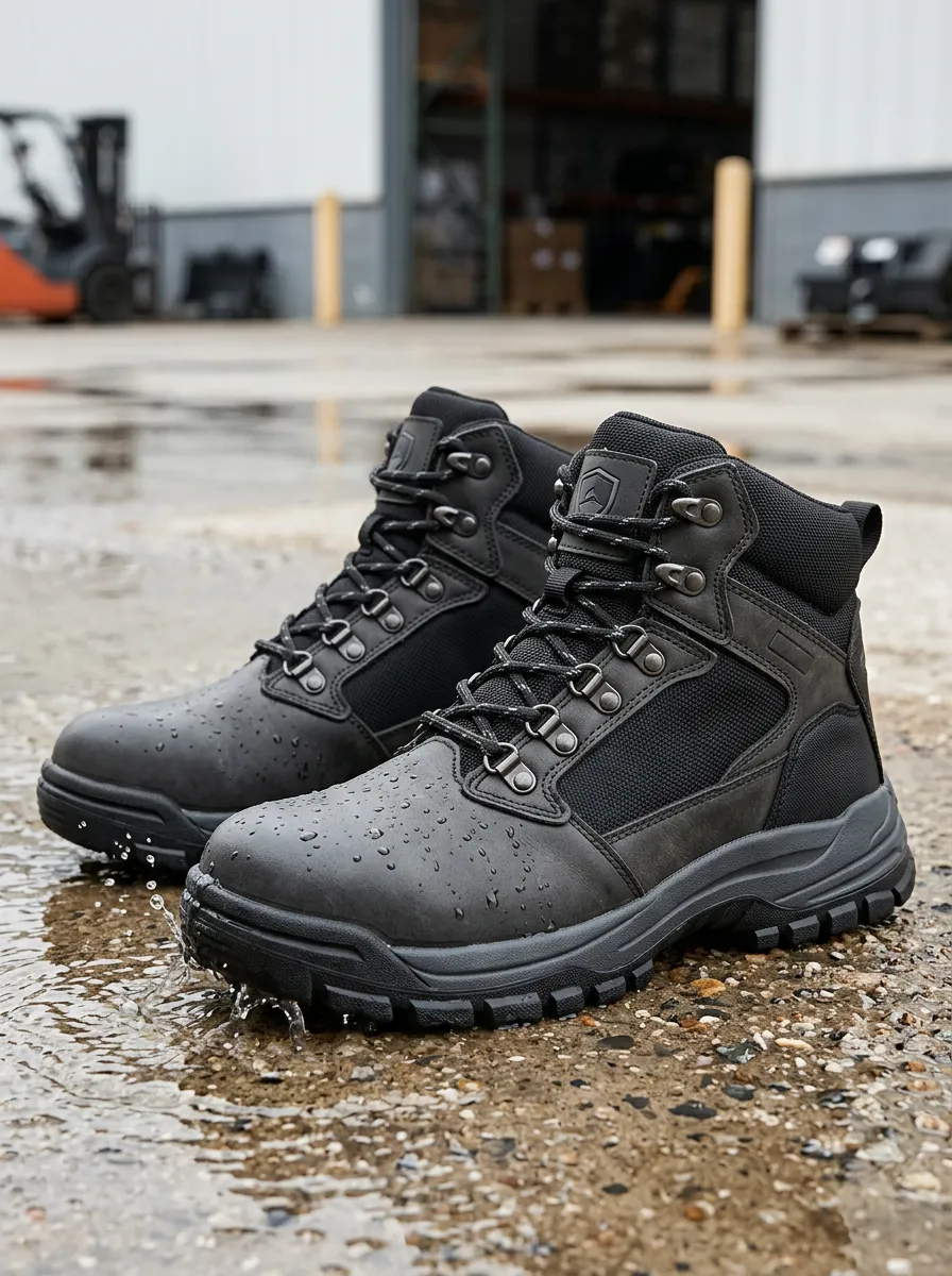 Smart Casual Tactical Outdoor Silhouette Men' Waterproof Work Boots
