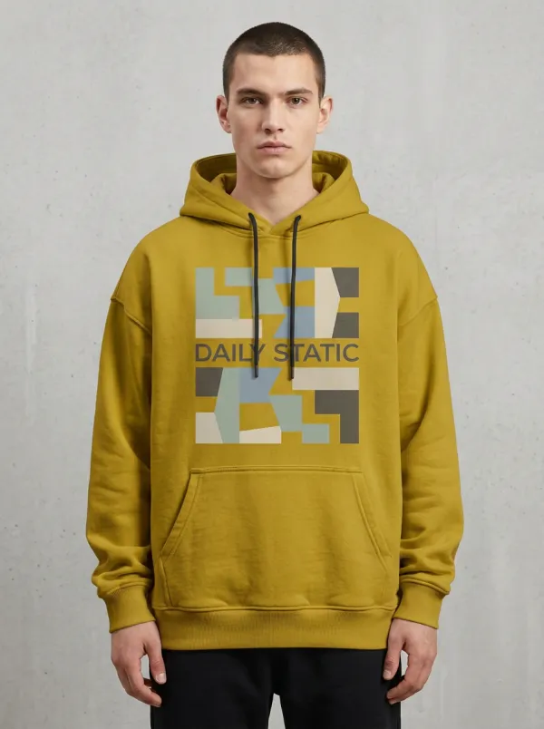 Geometric Men's Graphic Hoodie