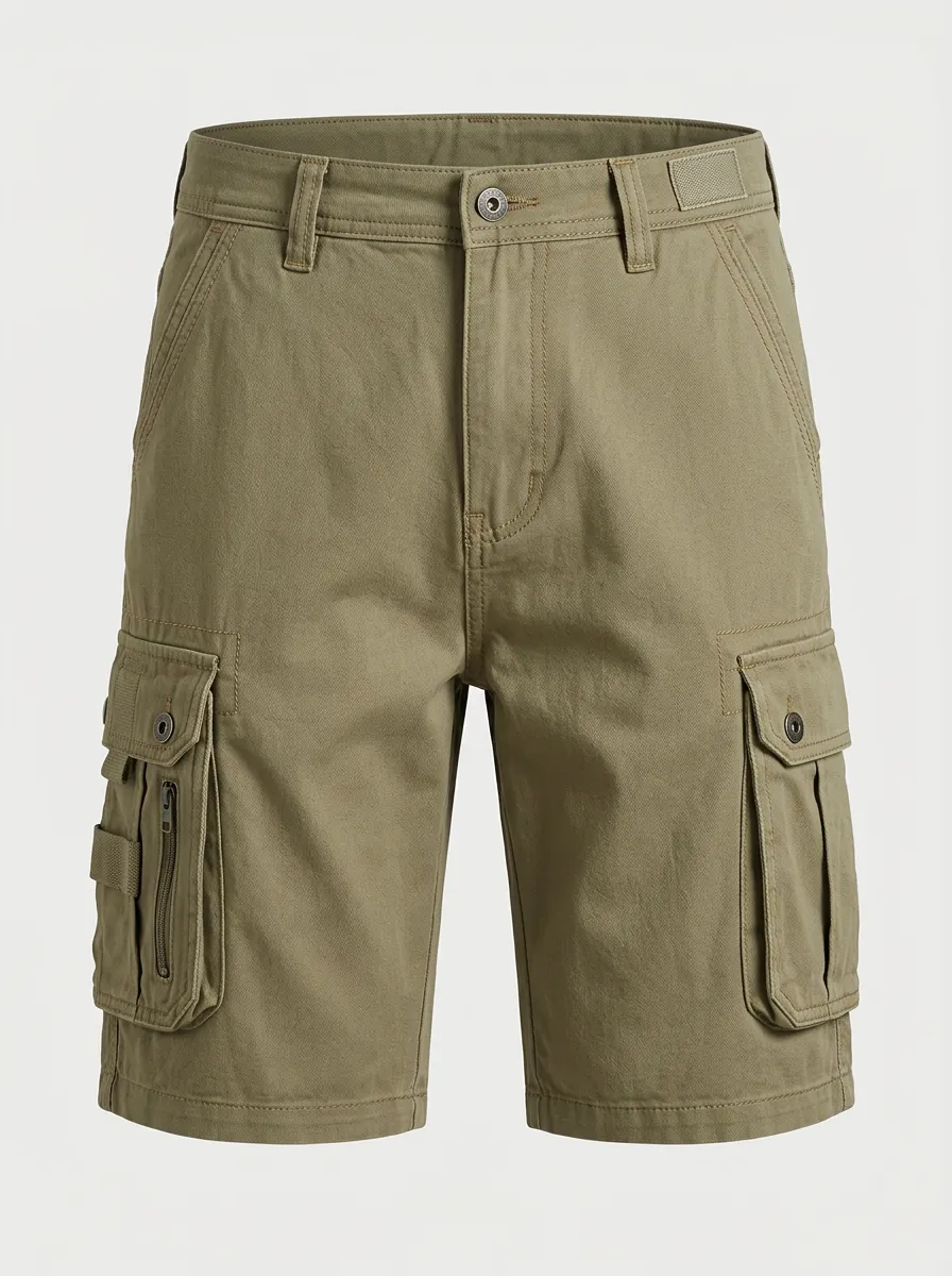 Men's Trail Utility Cargo Shorts with a Flexible Waist