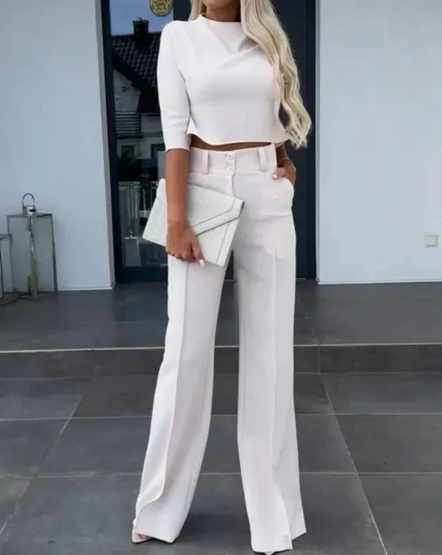 Modern Matching Top and Trousers