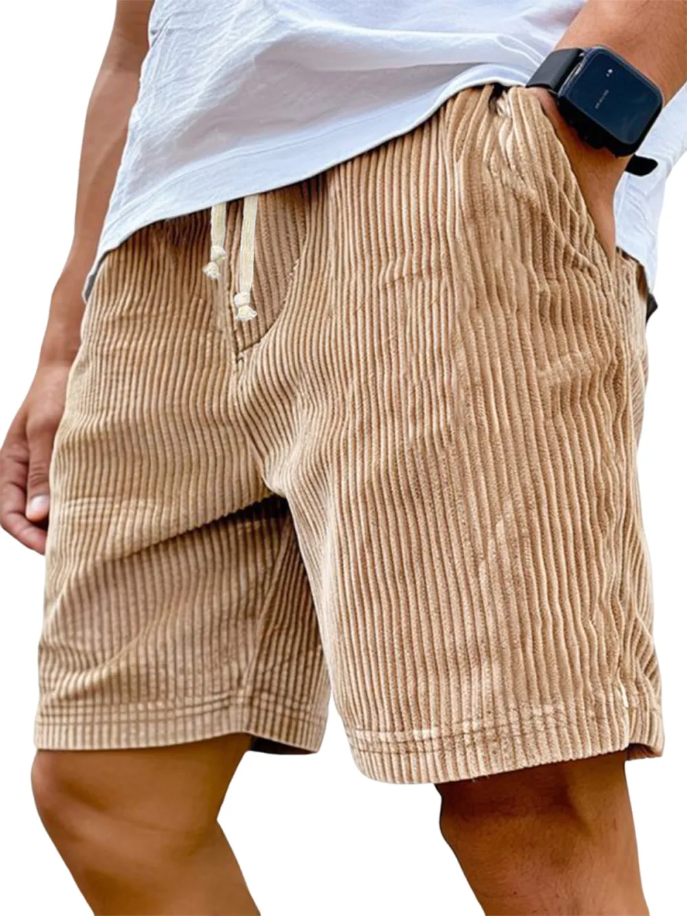 Corduroy Relaxed Fit Shorts