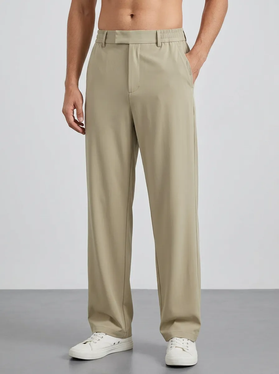 Men's Ice Silk Minimalist Casual Pants