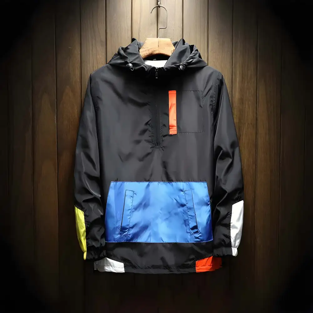 Outdoor Hooded Zip Front Lightweight Jacket