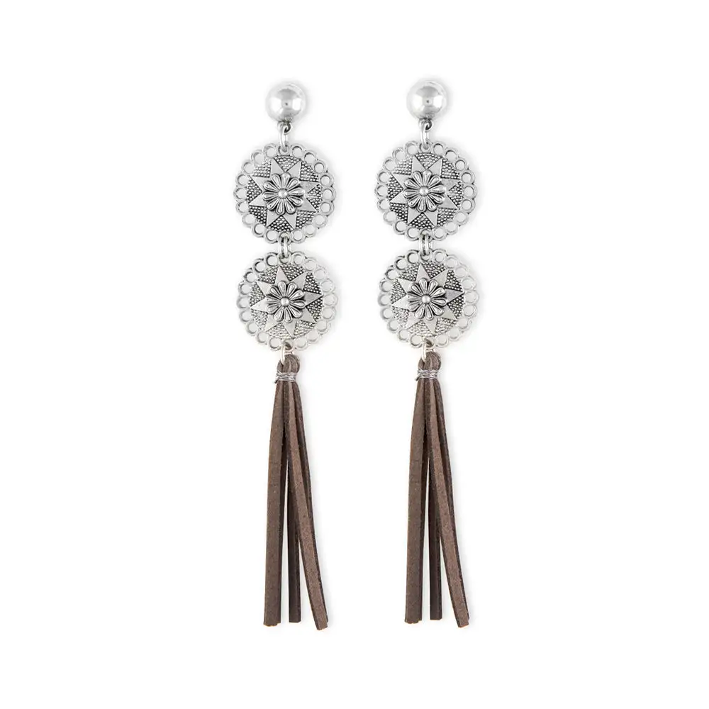 Textured Refined Artful Star Earrings