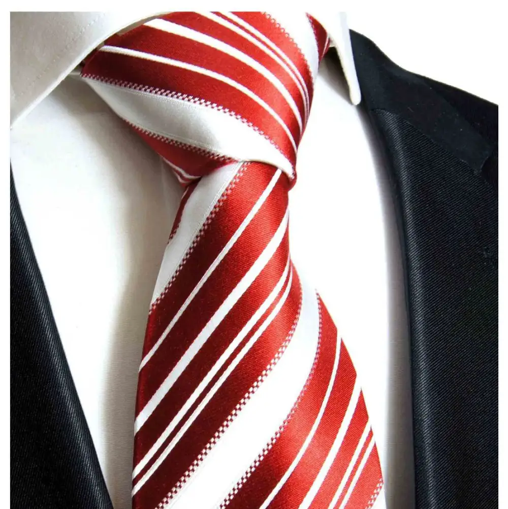 Polished Silk Striped Boys' Necktie