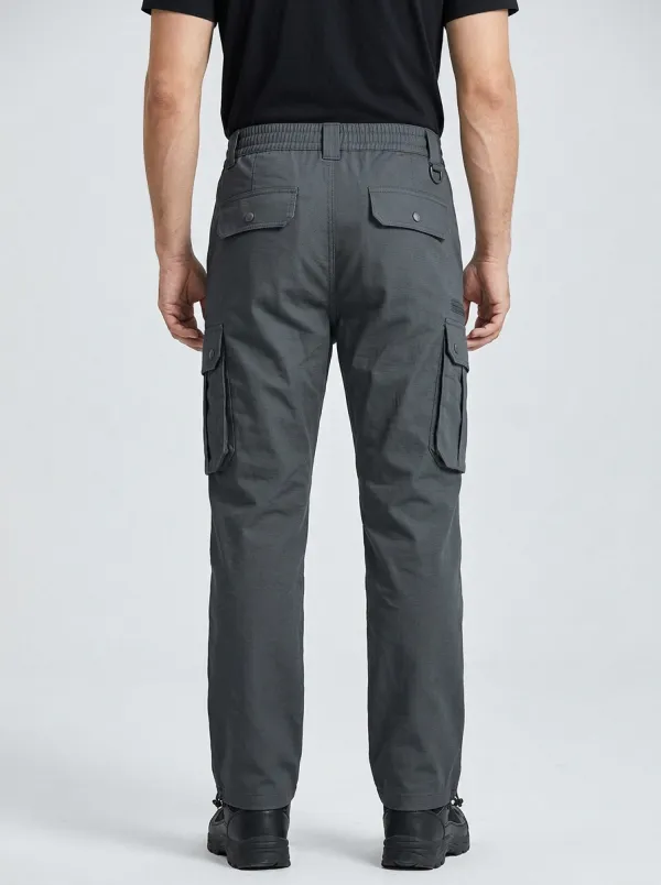 Men's Charcoal Utility Cargo Pants