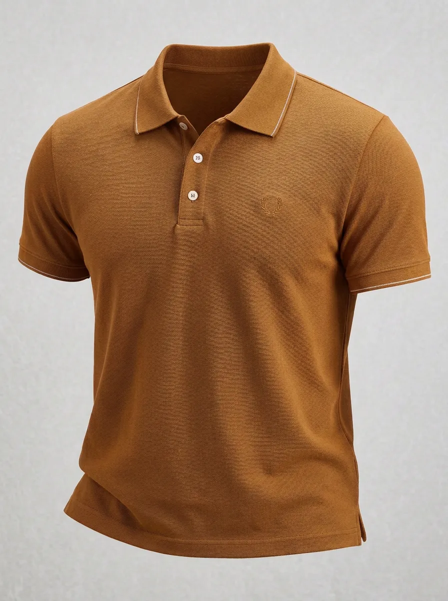 Refined Adventure-Style Men's Polo Shirt