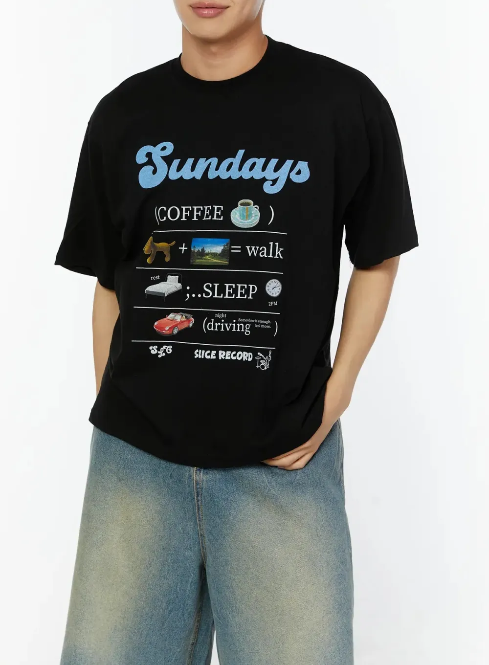 Men's Loose-Fit Graphic Short Sleeve T-Shirt