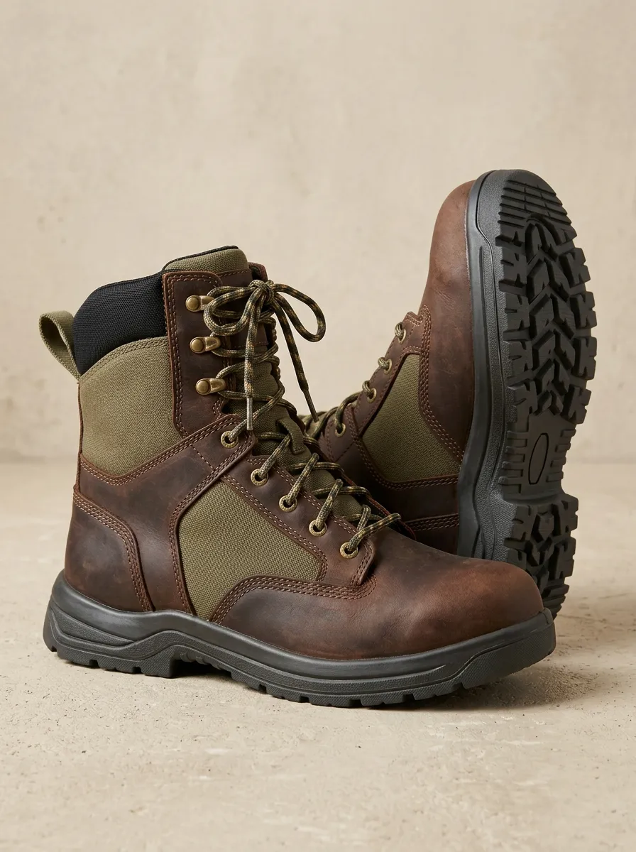 Men's Tactical Work Boots Canvas