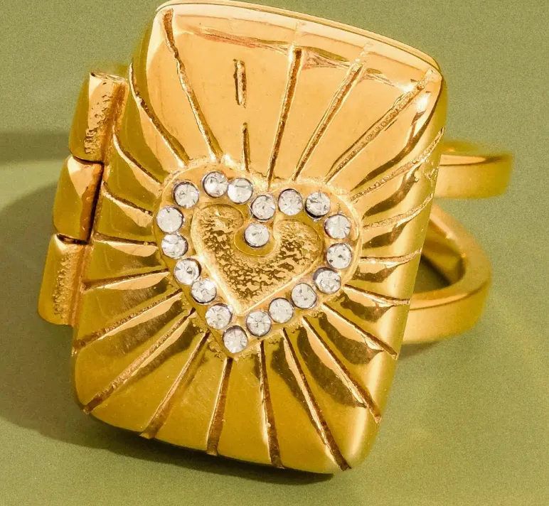 Heart Locket Ring