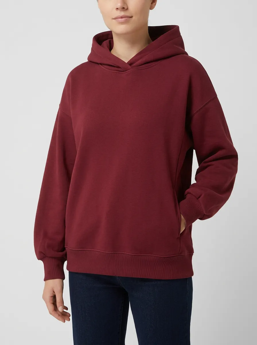 Women's Polished Oversized Pullover Hoodie