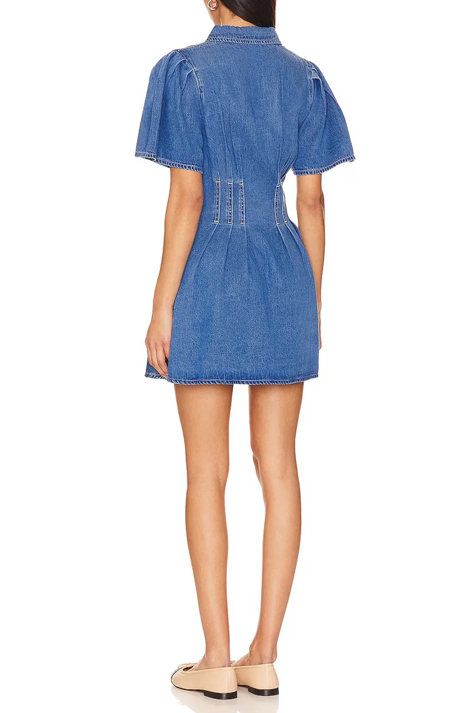 Denim Dress With Pockets