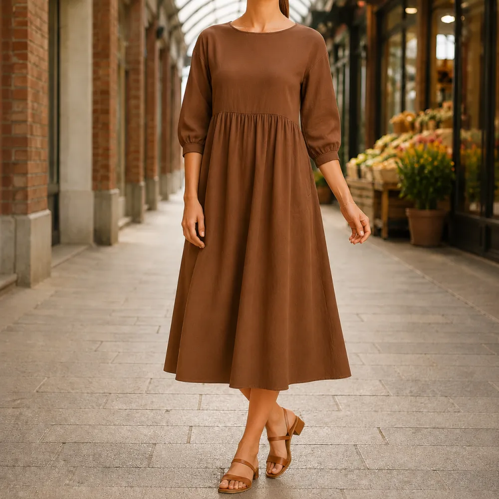 Fine Detail Refined Women's Midi Dress