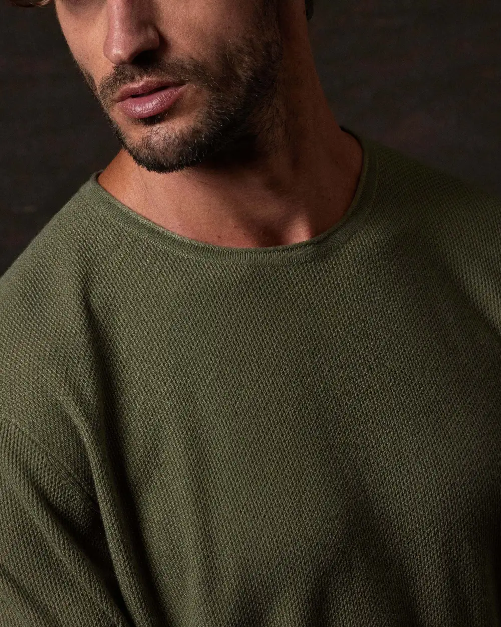 Men's Textured Sweater