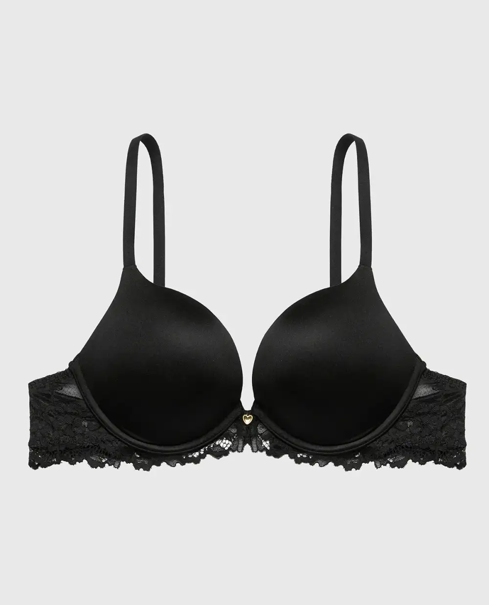 Up Cup Plunge Bra With Romantic Lace Wing