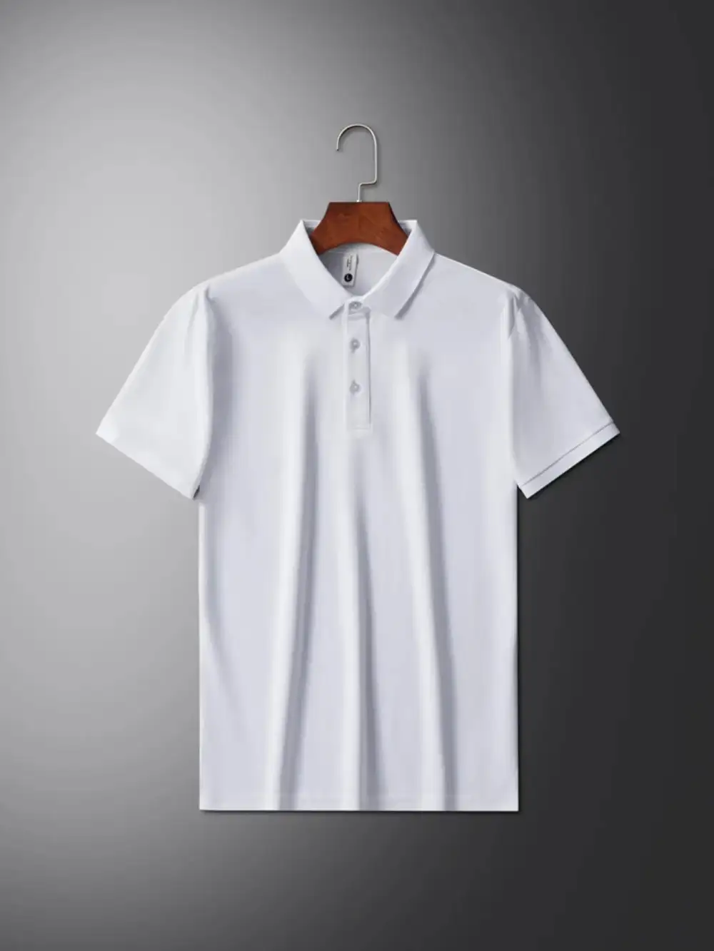 Structured Short Sleeve Collared Polo Shirt