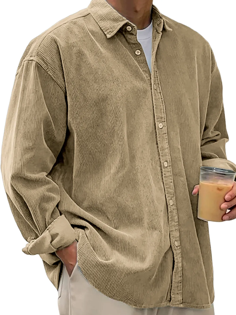 Everyday Corduroy Long Sleeve Shirt