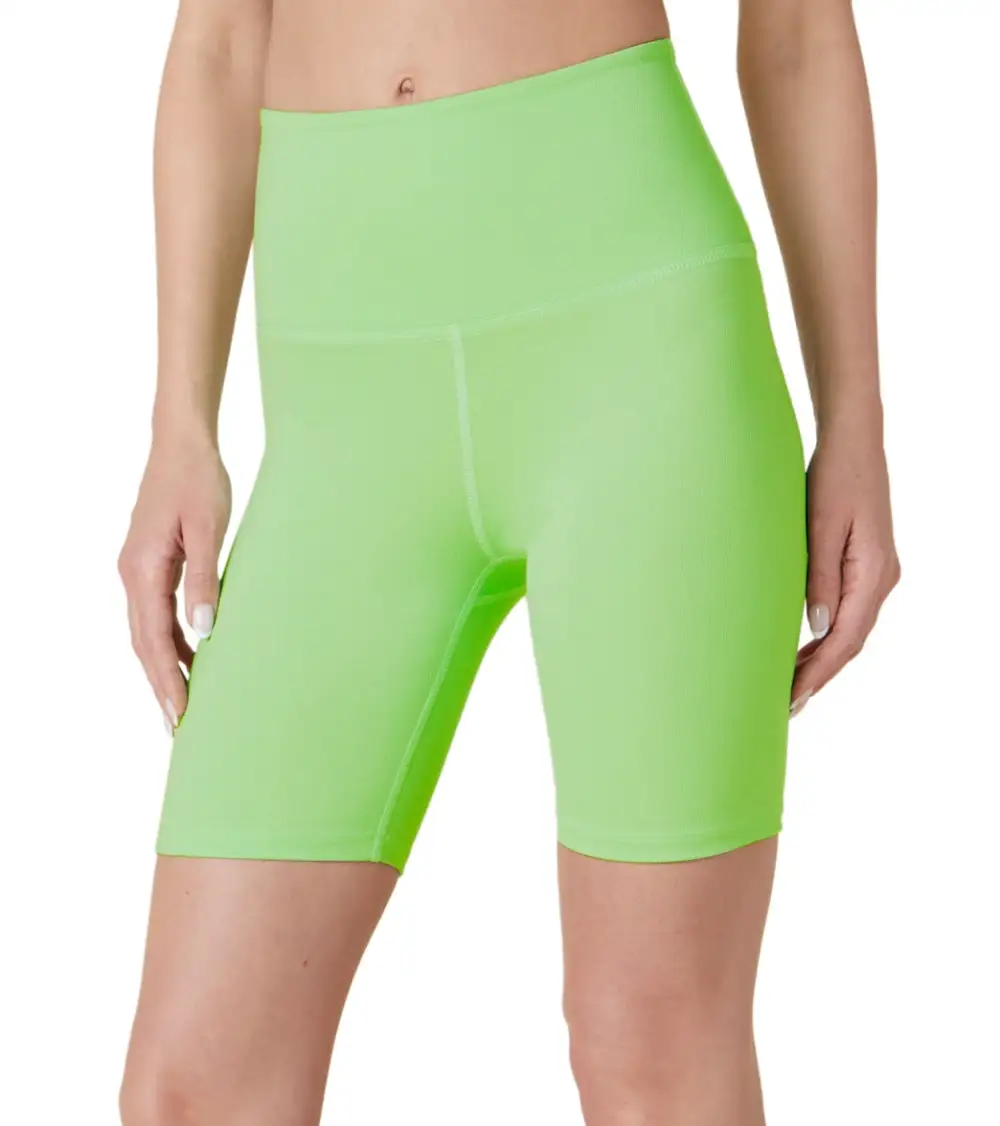 Seam Free Ribbed Yoga Shorts