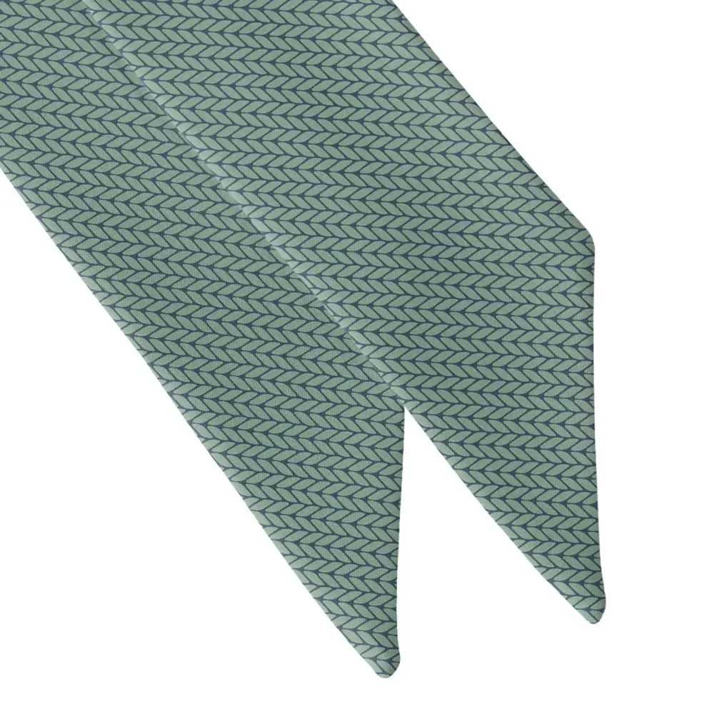 Faux Knit Pattern Hair Scarf