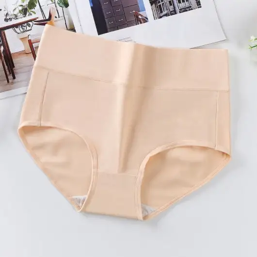 High Waist Cotton Briefs