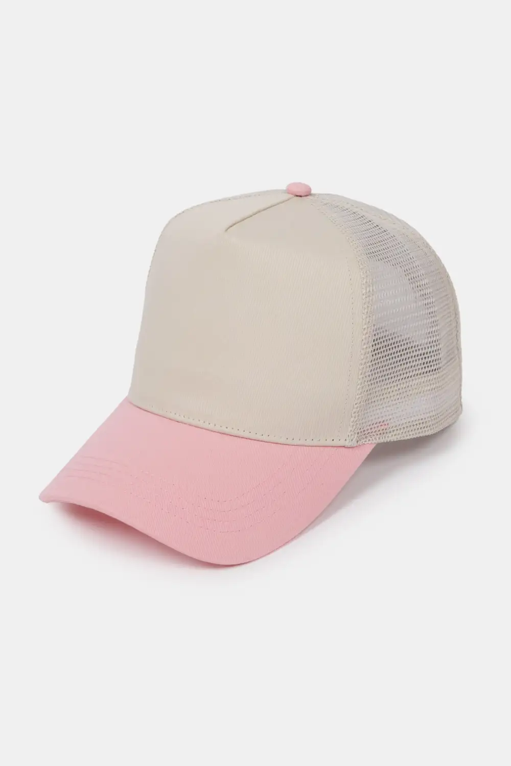 Mesh Back Two Tone Five Panel Panel Baseball Cap
