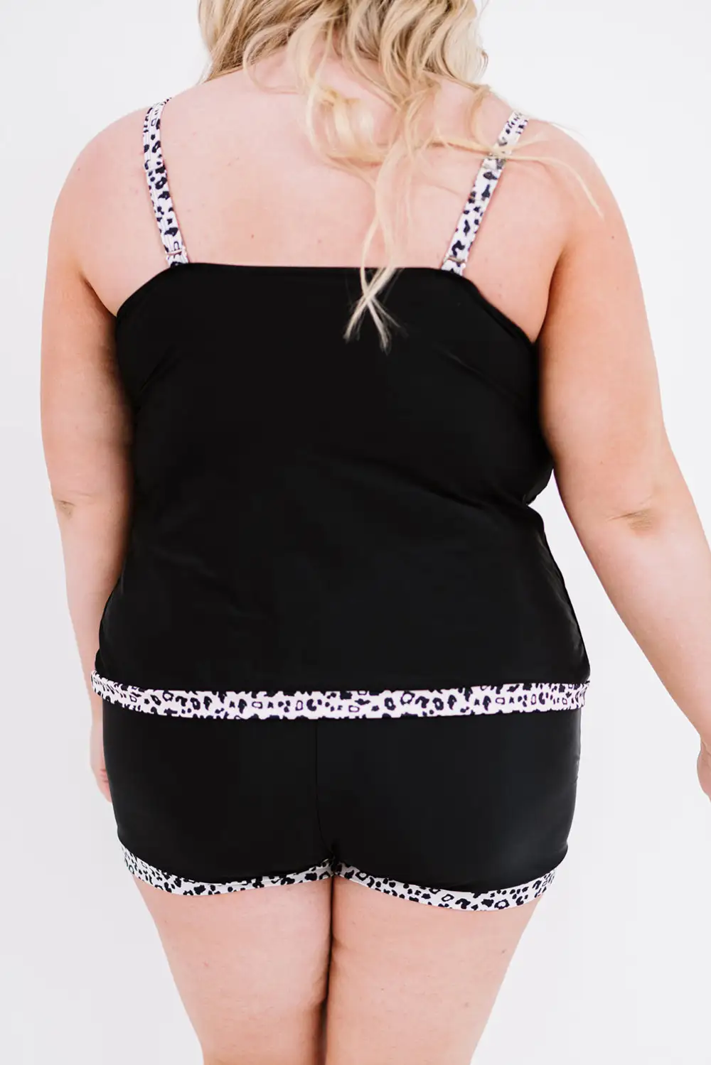 Swimwear Floral Leopard Tankini